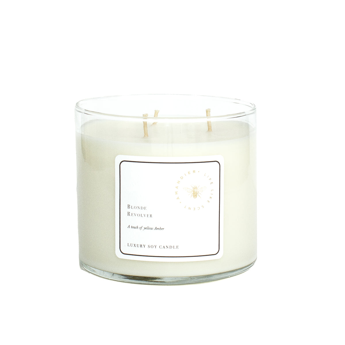 Soy Candle - 3 wicks / Blonde Revolver