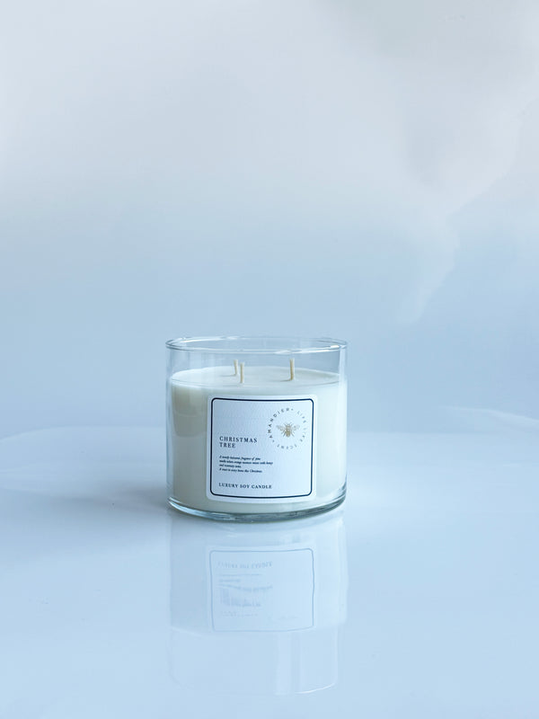 Soy Candle - 3 wicks /  Christmas Tree