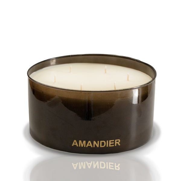 MINI LUXE soy candle - 6 wicks / Color Negro Humo