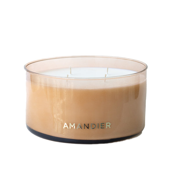MINI LUXE soy candle - 6 wicks / Color Ambar Traslucido